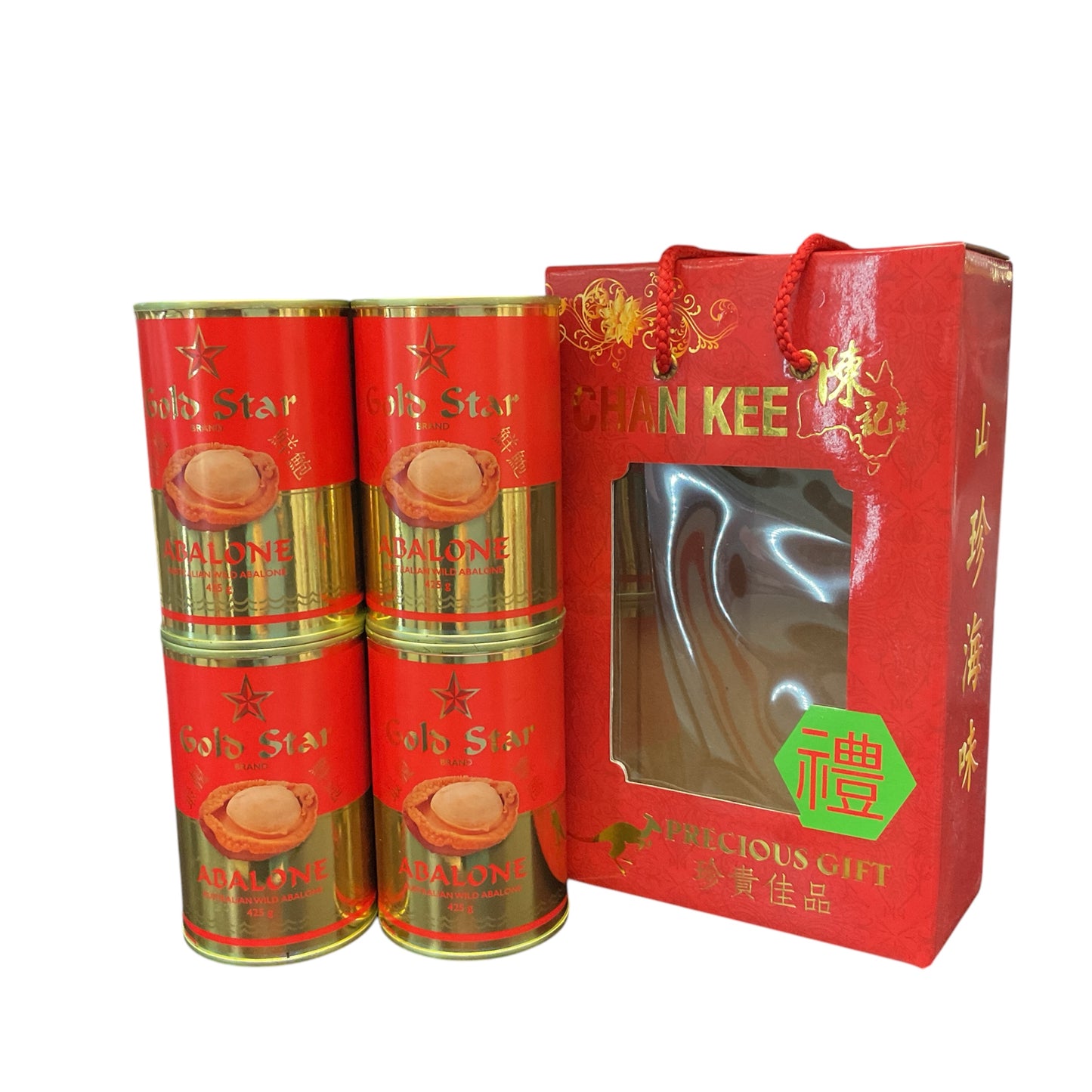 4 x Wild Abalone Cans Gold Star