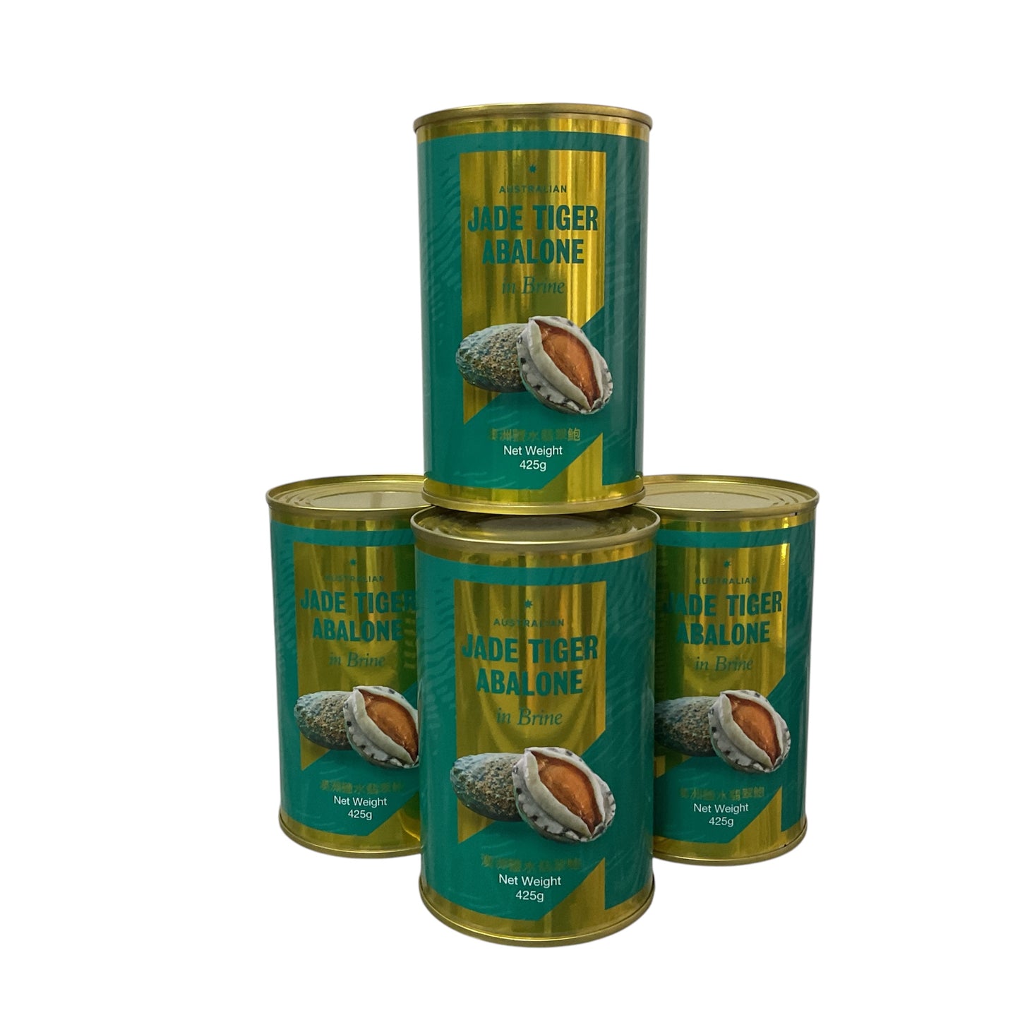 4 x Abalone Canned “Jade Tiger”