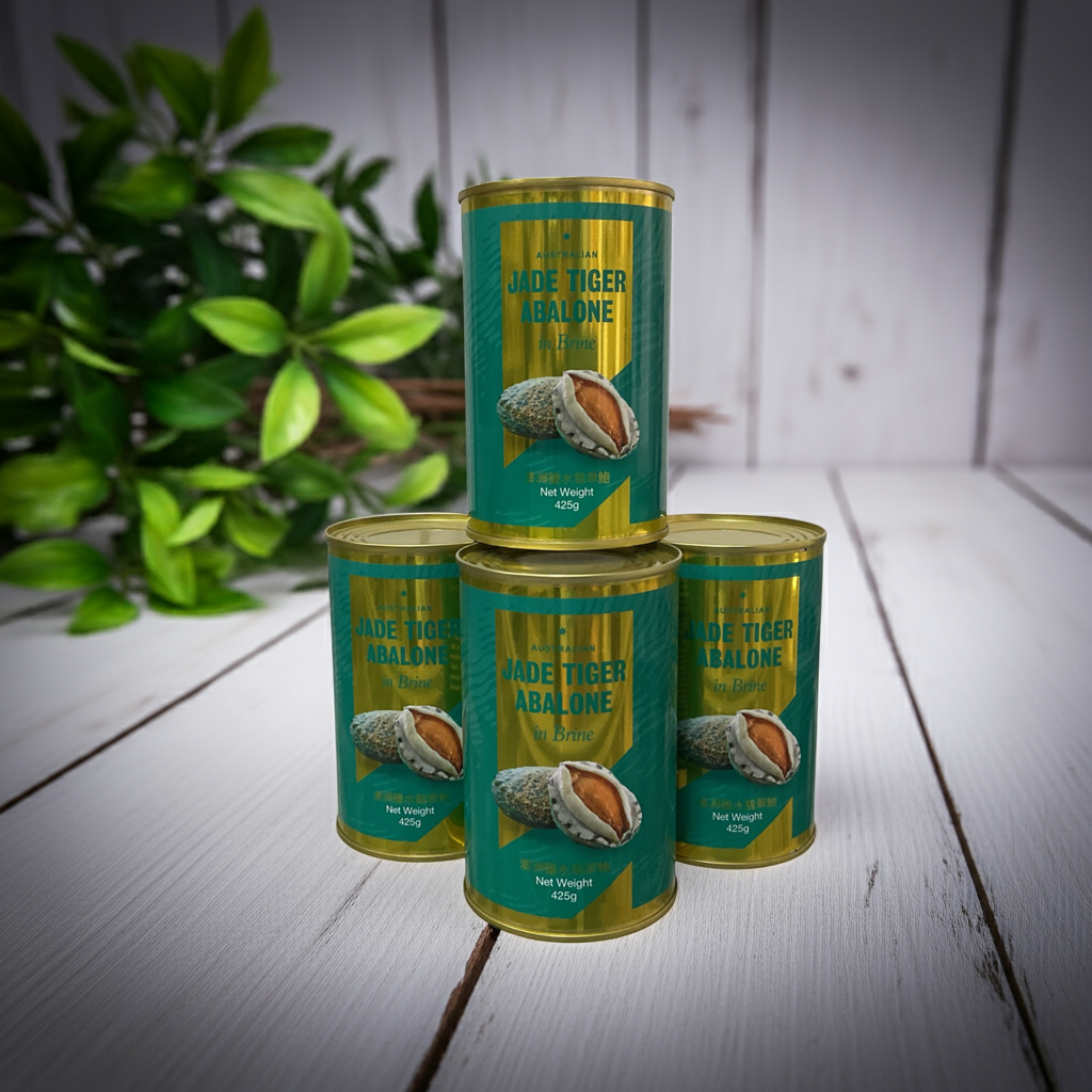 4 x Abalone Canned “Jade Tiger”