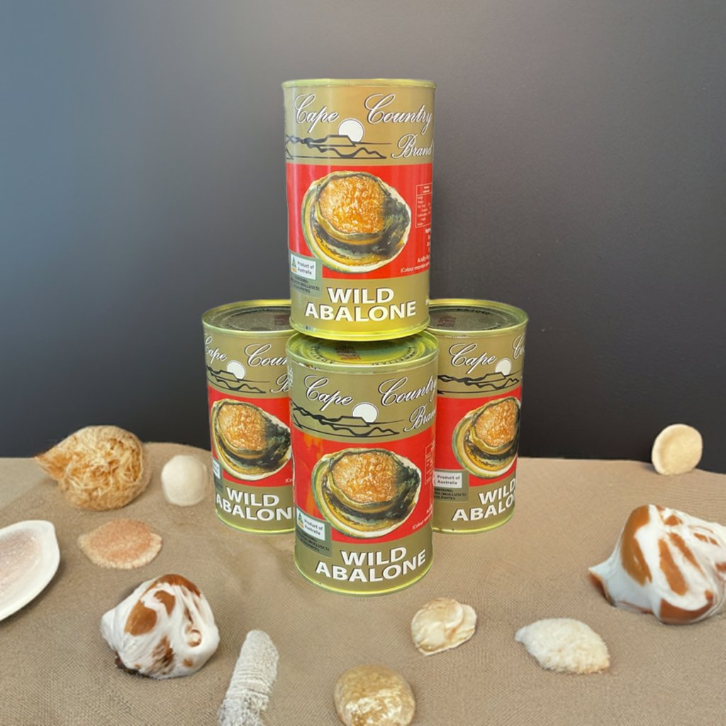 4 x Wild Abalone Canned Cape Country