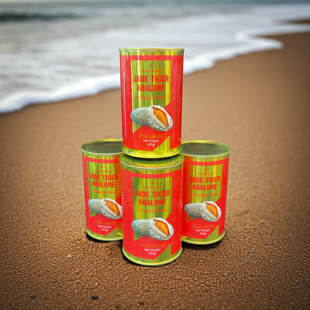 4 x Canned Abalone “Jade Tiger”