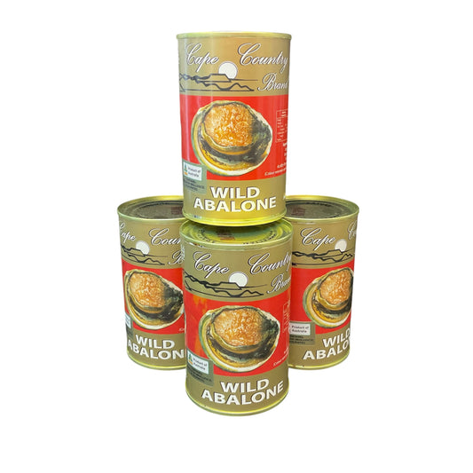 4 x Wild Abalone Canned Cape Country