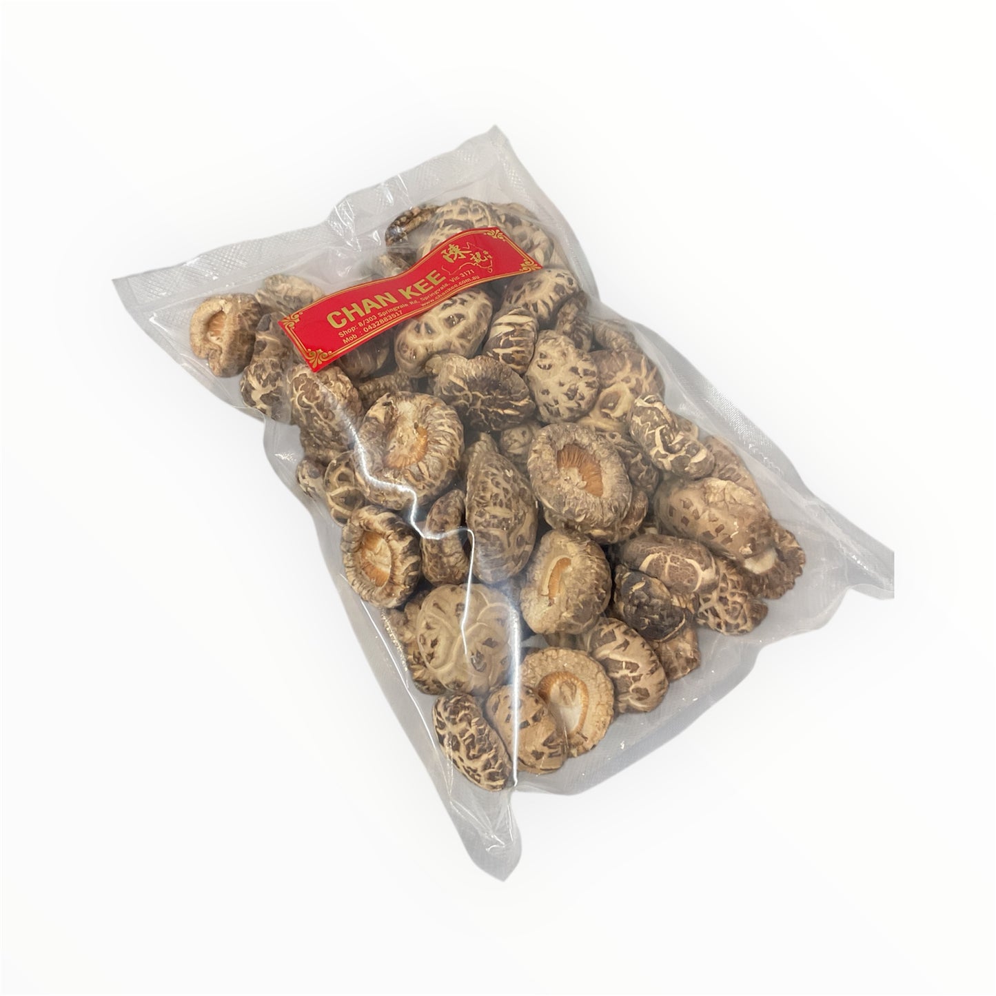 Dried Shiitake White Mushrooms 切足白花菇